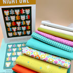 Night Owl Quilt Kit featuring Ghostly Garden
