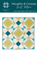 Noughts & Crosses Quilt Pattern by Running Stitch Quilts | Modern Geometric Quilt
