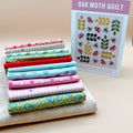 Custom Quilt Kit with A Song to Sing Collection with Oak Moth Quilt Pen + Paper Patterns