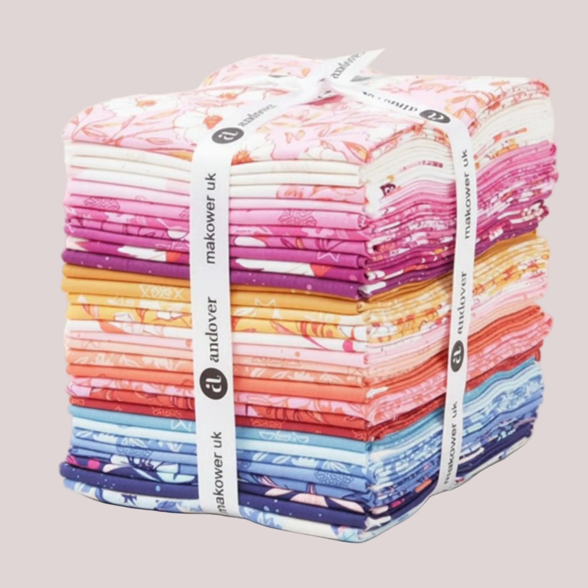 Petals and Stitches Fat Quarter Bundle by Stephanie Organes for Andover Fabrics