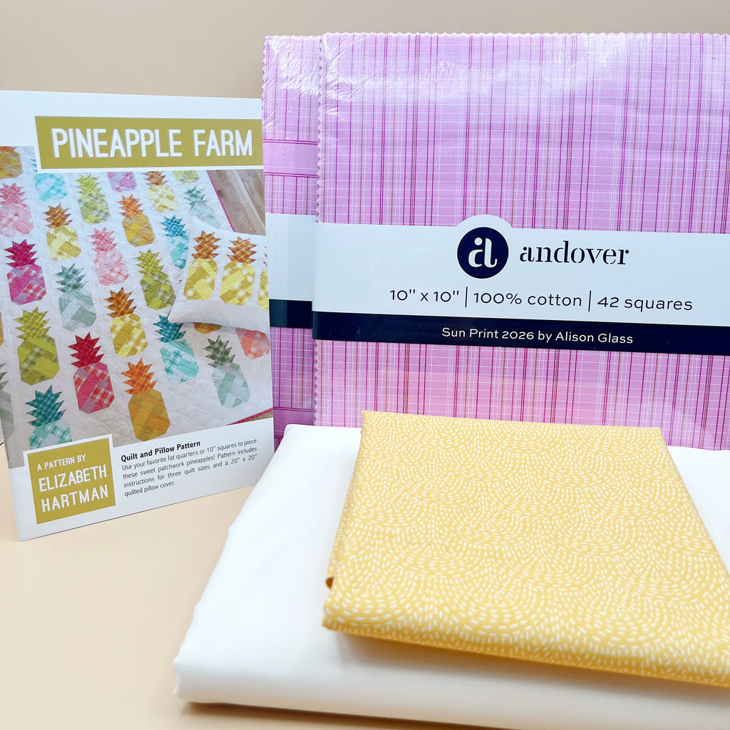 Pineapple Farm Curated Quilt Kit featuring Sun Print 2026 by Alison Glass