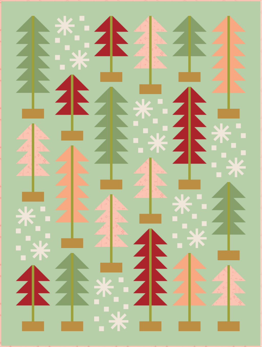 All Spruced Up Quilt Kit with Curated Art Gallery Fabrics
