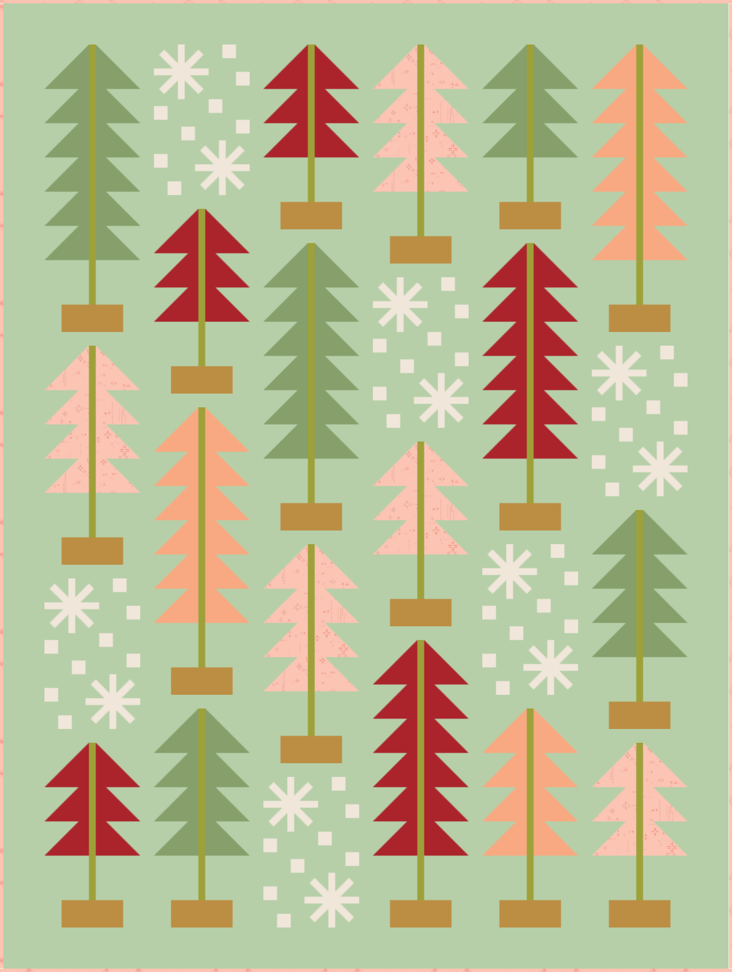 All Spruced Up Quilt Kit with Curated Art Gallery Fabrics