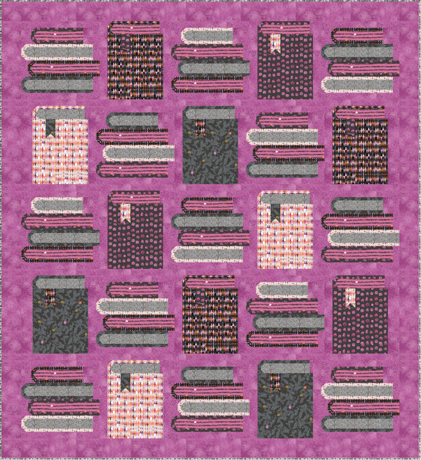 Book Nook Quilt Kit featuring Enshadow