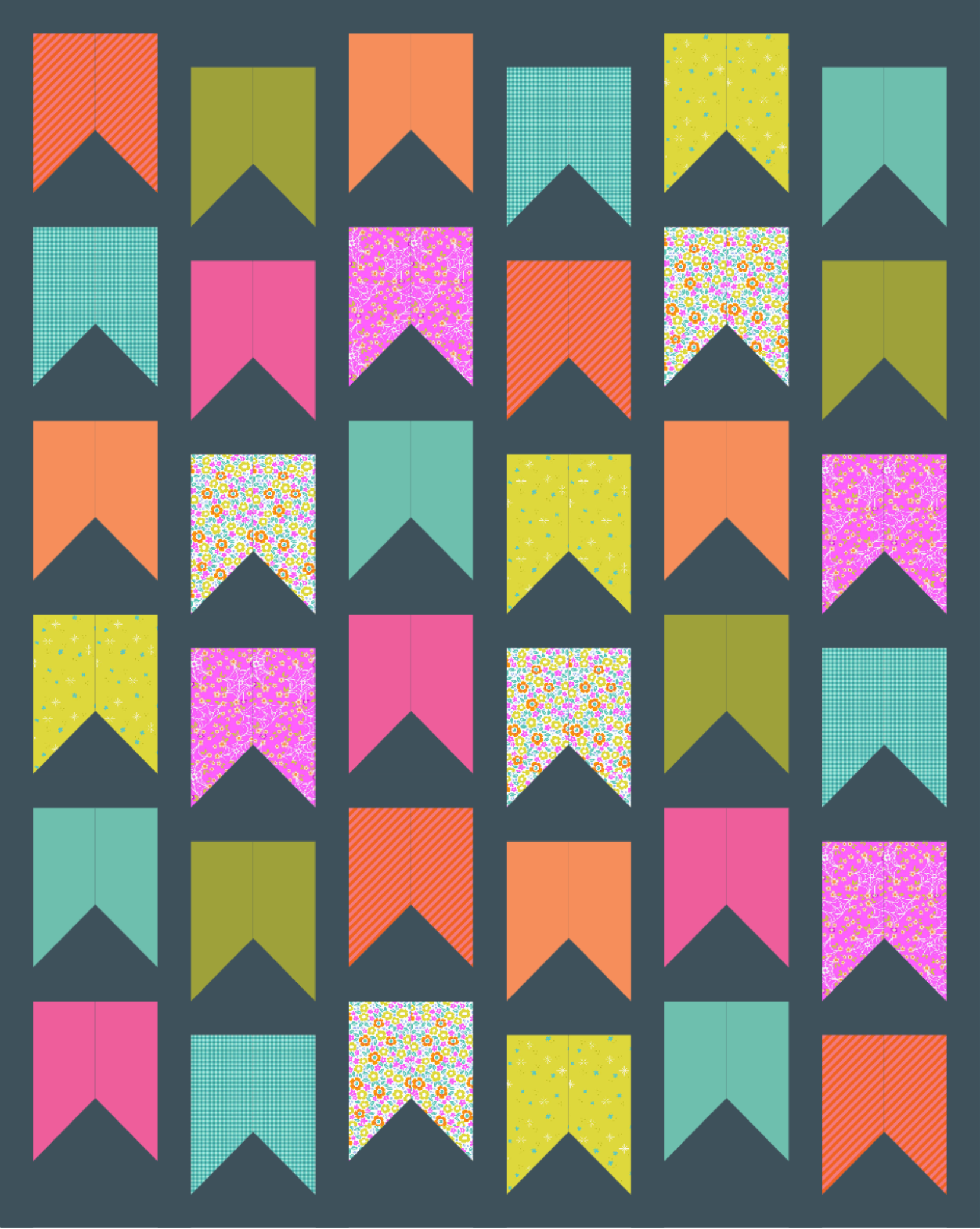 Mockup of Beginner-Friendly Quilt Kit featuring Ghostly Garden & Bookmarks