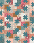 Mockup of Star Pop II Quilt Kit with Bookish Collection from Sharon Holland for Art Gallery Fabrics