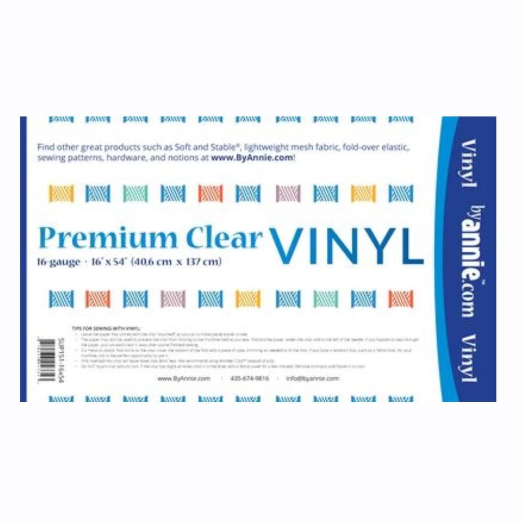 Premium Clear byannie Vinyl 16-guage