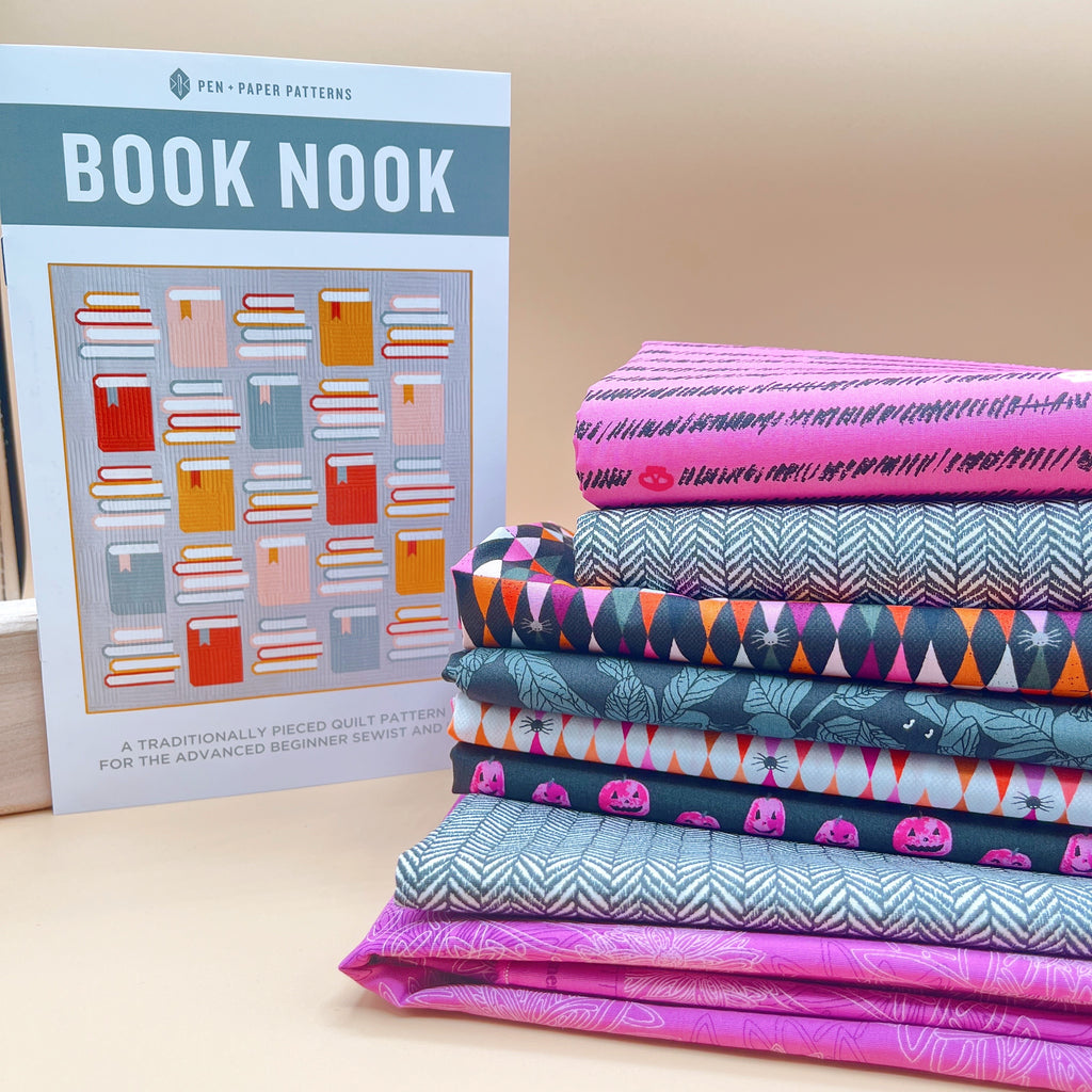 Book Nook Quilt Kit featuring Enshadow