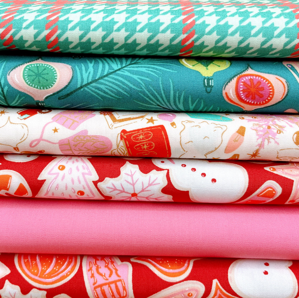 Holly Jolly Quilt Kit Christmas in Color by Art Gallery Fabrics