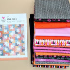 Quilt Kit Star Pop II by Quilty Love and Enshadow Collection by Katarina Roccella for Art Gallery Fabrics