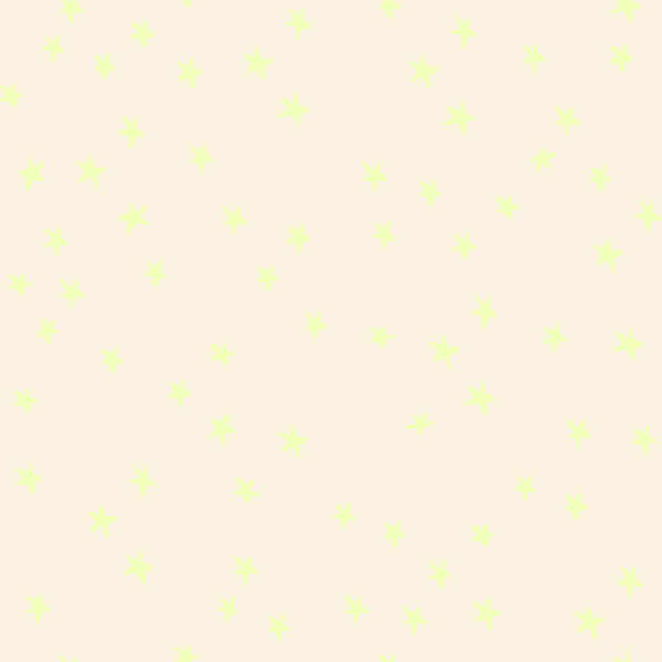 Starry Neon Yellow Fabric by the Yard | Freaky Familiars | Ruby Star Society