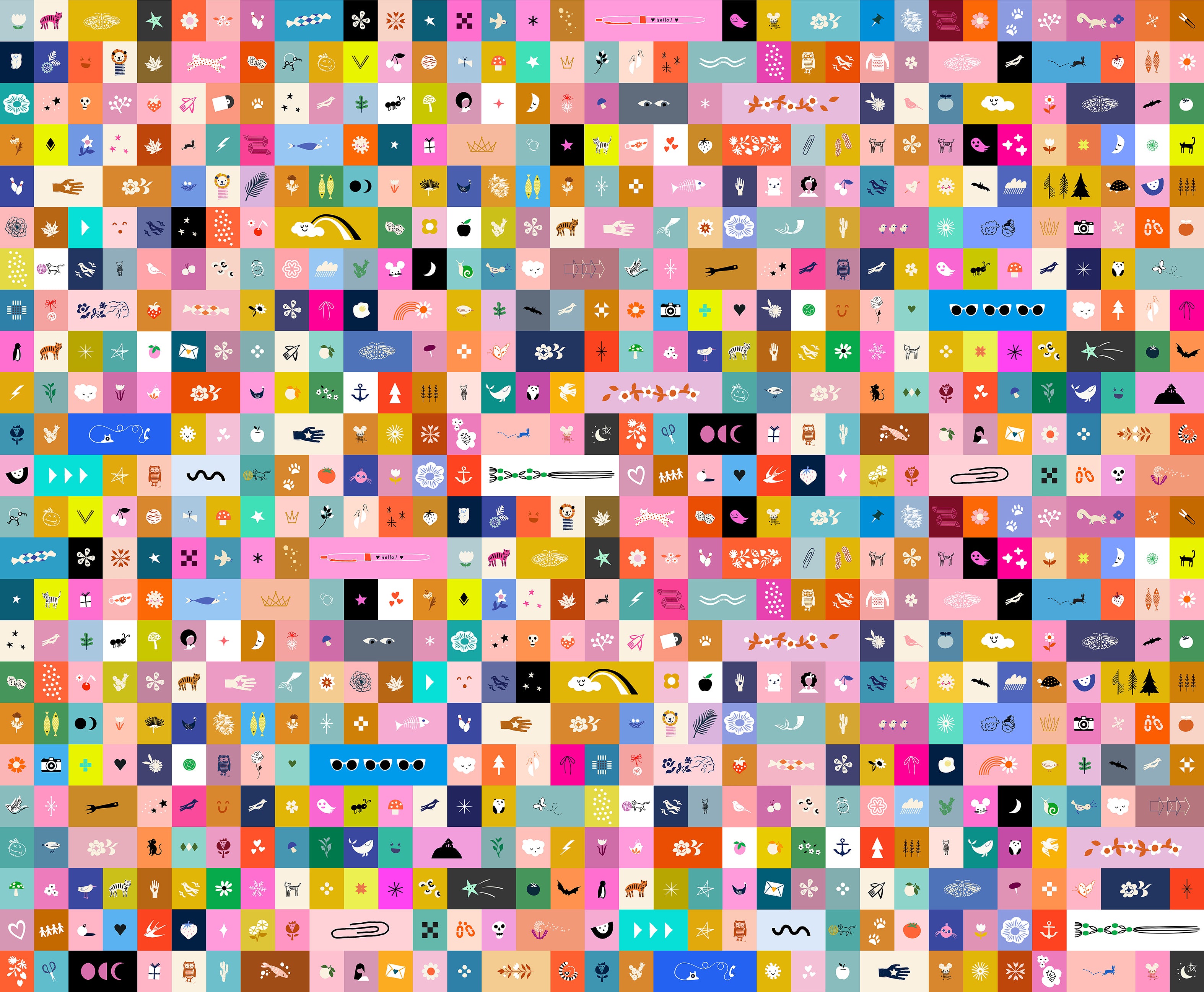 Selvedge Magic Icons Multi Fabric by the Yard | Selvedge Magic | Ruby Star Society