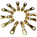 Gold Zipper Pulls Donut Hole