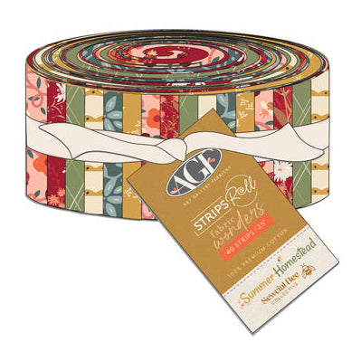Summer Homestead 2.5" Strips Roll Fabric Wonders y Sewcial Bee Collective for Art Gallery Fabrics