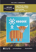 Cattle Call - A Highland Cow Quilt Pattern by Art East Quilting Co