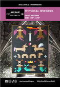 Mythical Wieners Quilt Pattern by Art East Quilting Co