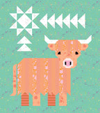 Cattle Call - A Highland Cow Quilt Pattern by Art East Quilting Co