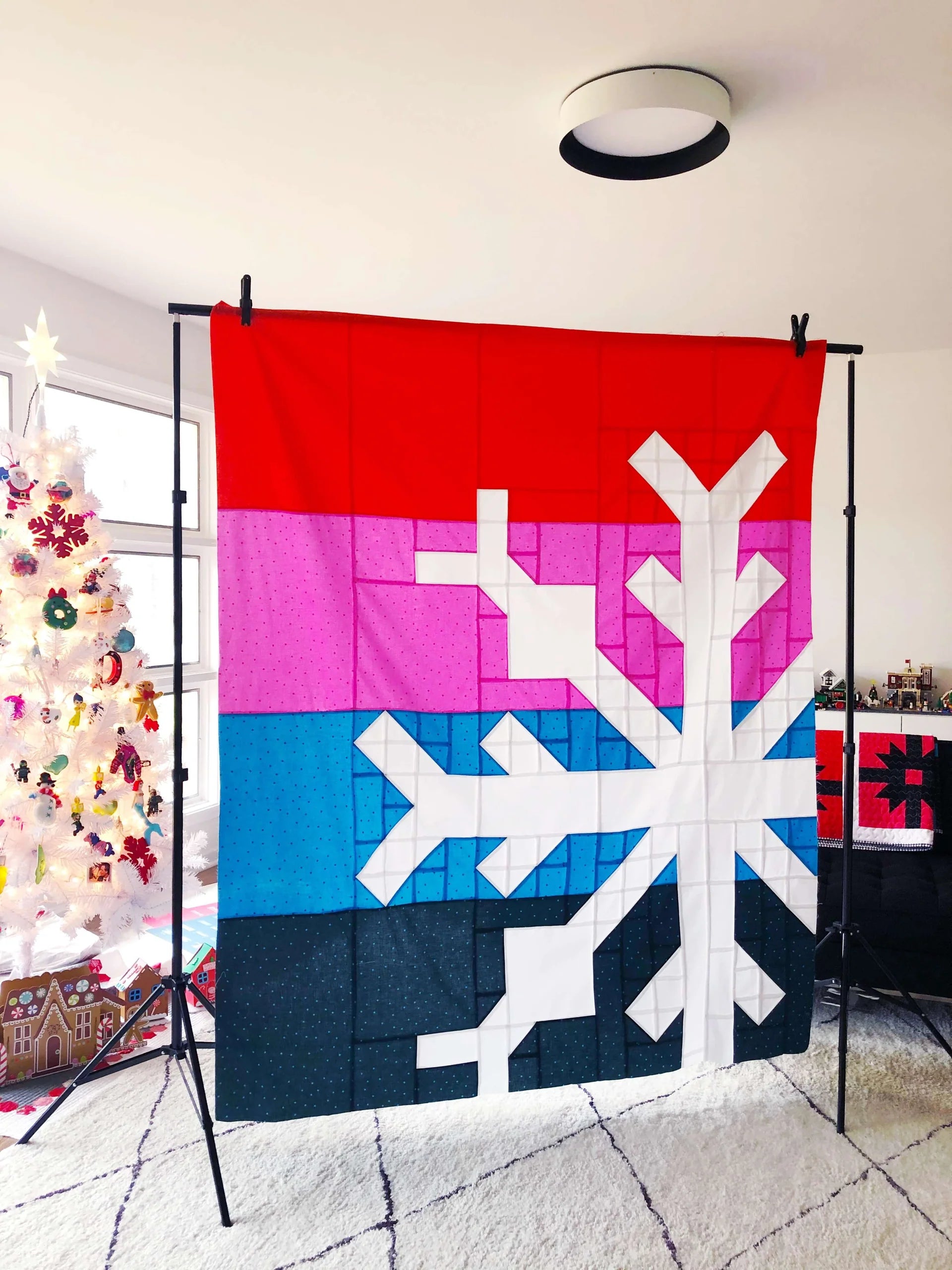 Snowflake Quilt Pattern by Modern Handcraft - 3 versions