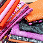 Star Pop II by Quilty Love and Enshadow Collection by Katarina Roccella for Art Gallery Fabrics
