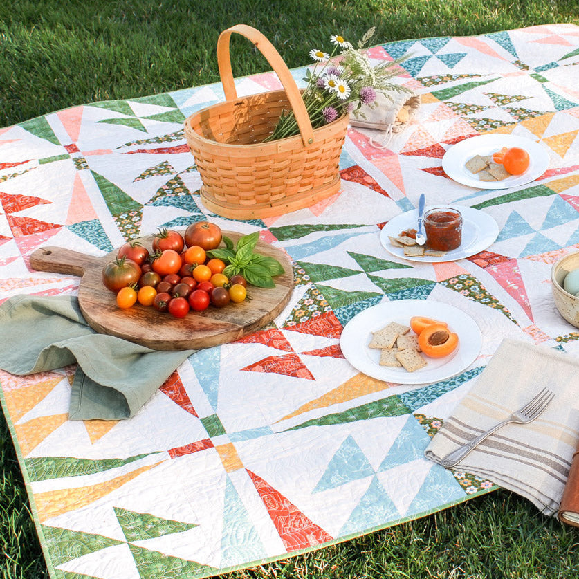 Walden Pond Quilt Kit made with Summer Homestead Collection 