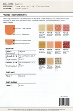 Fabric Requirements page for Sweet Scallops quilt pattern by The Weekend Quilter