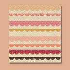 Sweet Scallops Quilt Kit Summer Homestead Collection by Art Gallery Fabrics