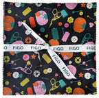 10" Square Quilt Fabric from Bits and Bobs by Sarah Hearts for FIGO Fabrics