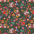 Deck the Halls Fabric from the Deck the Halls Collection by  Geetanjali Behera for Thread & Ink Design