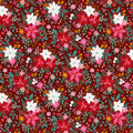 Poinsettia from the Deck the Halls collection by Geetanjali Behera for Thread & Ink Design