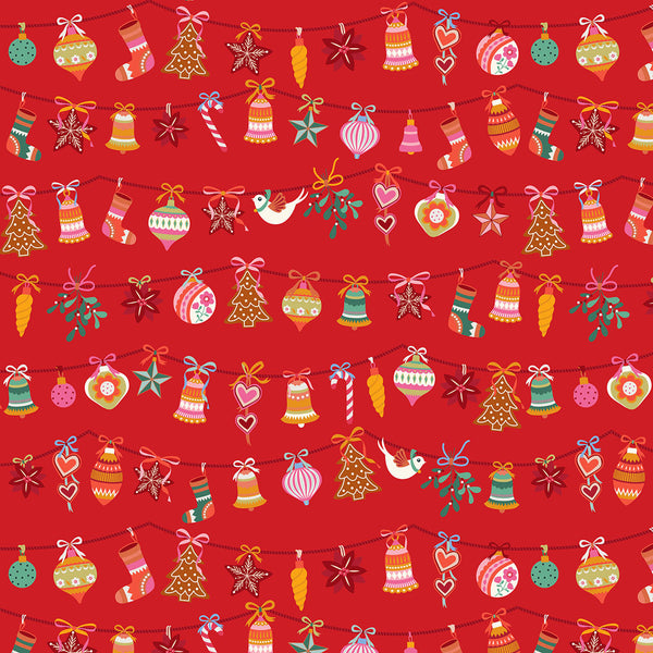 Garlands from the Deck the Halls collection by Geetanjali Behera for Thread & Ink Design