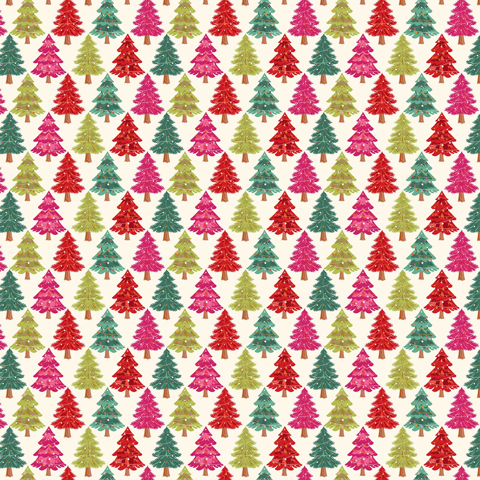 Pine Parade from the Deck the Halls collection by Geetanjali Behera for Thread &amp; Ink Design