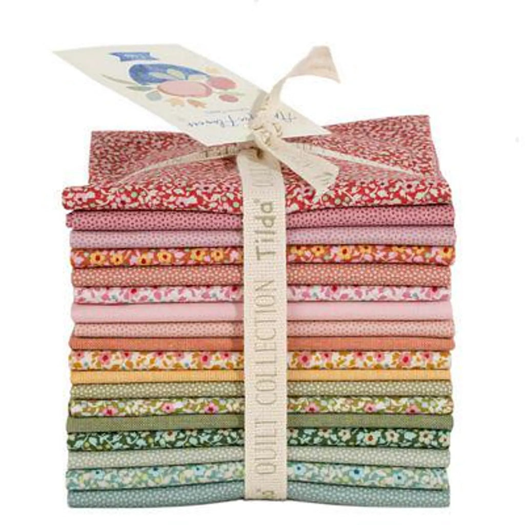 Tilda Applique Flowers Fat 8th Bundle