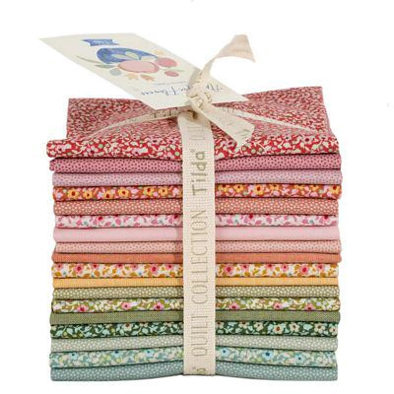 Tilda Applique Flowers Fat 8th Bundle