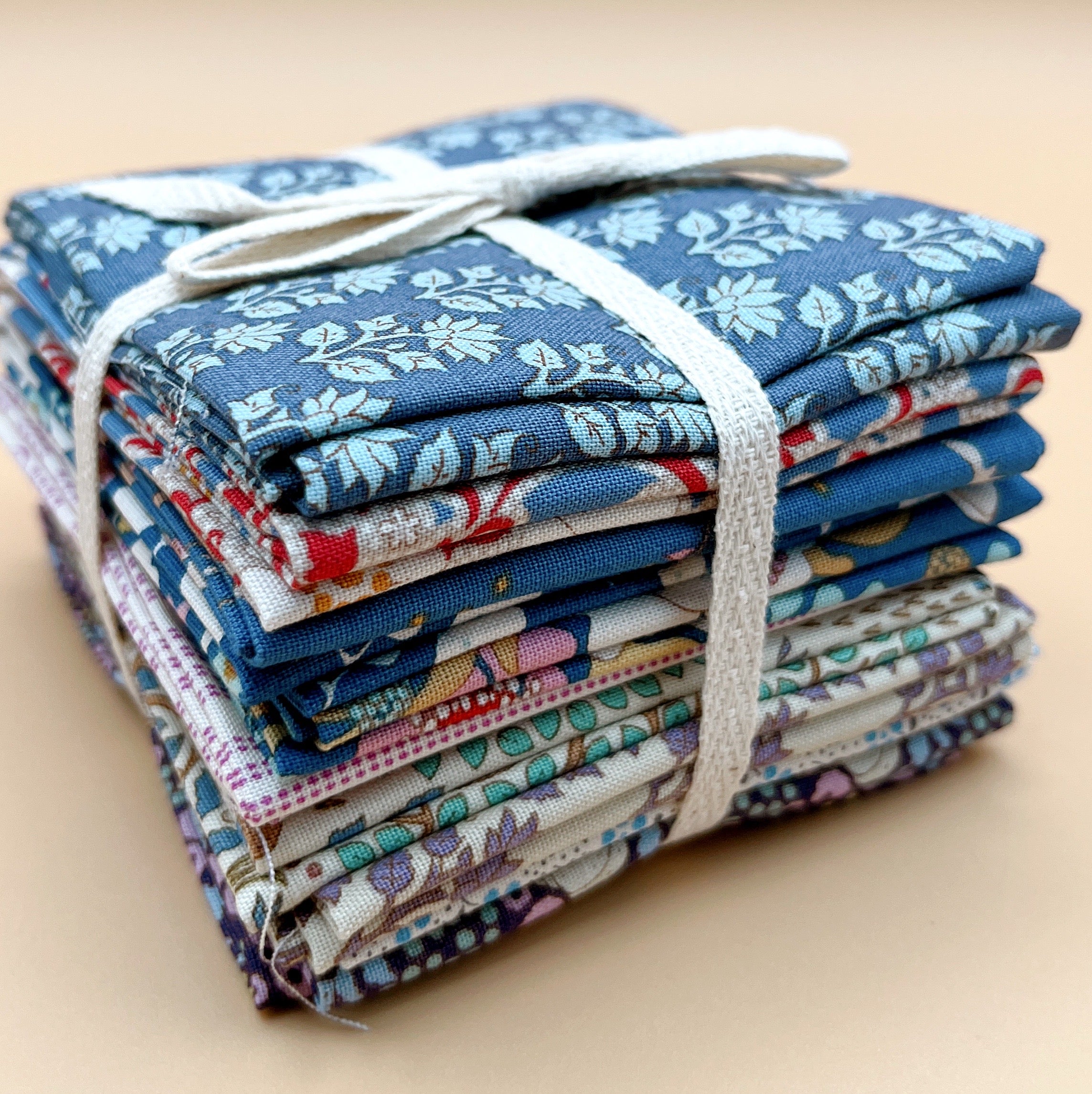 Tilda Blue & Purple Vintage Fat 8th Bundle