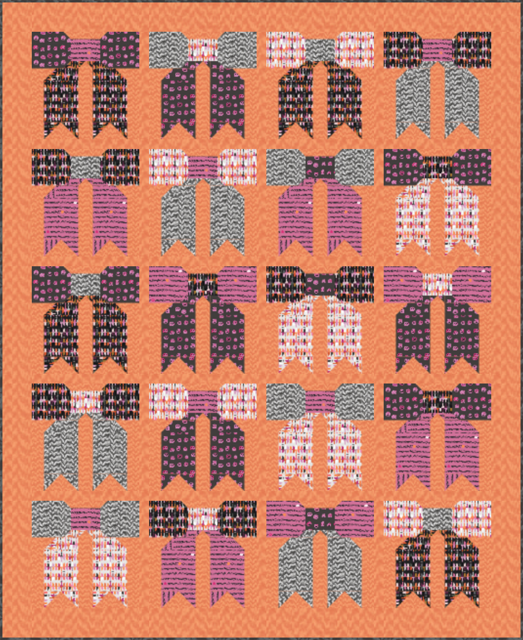 Topknot pattern by Pen and Paper patterns featuring the Enshadow collection from Art Gallery Fabrics