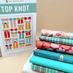Top Knot Quilt Kit – Christmas in Color by Art Gallery Fabrics (Throw A)