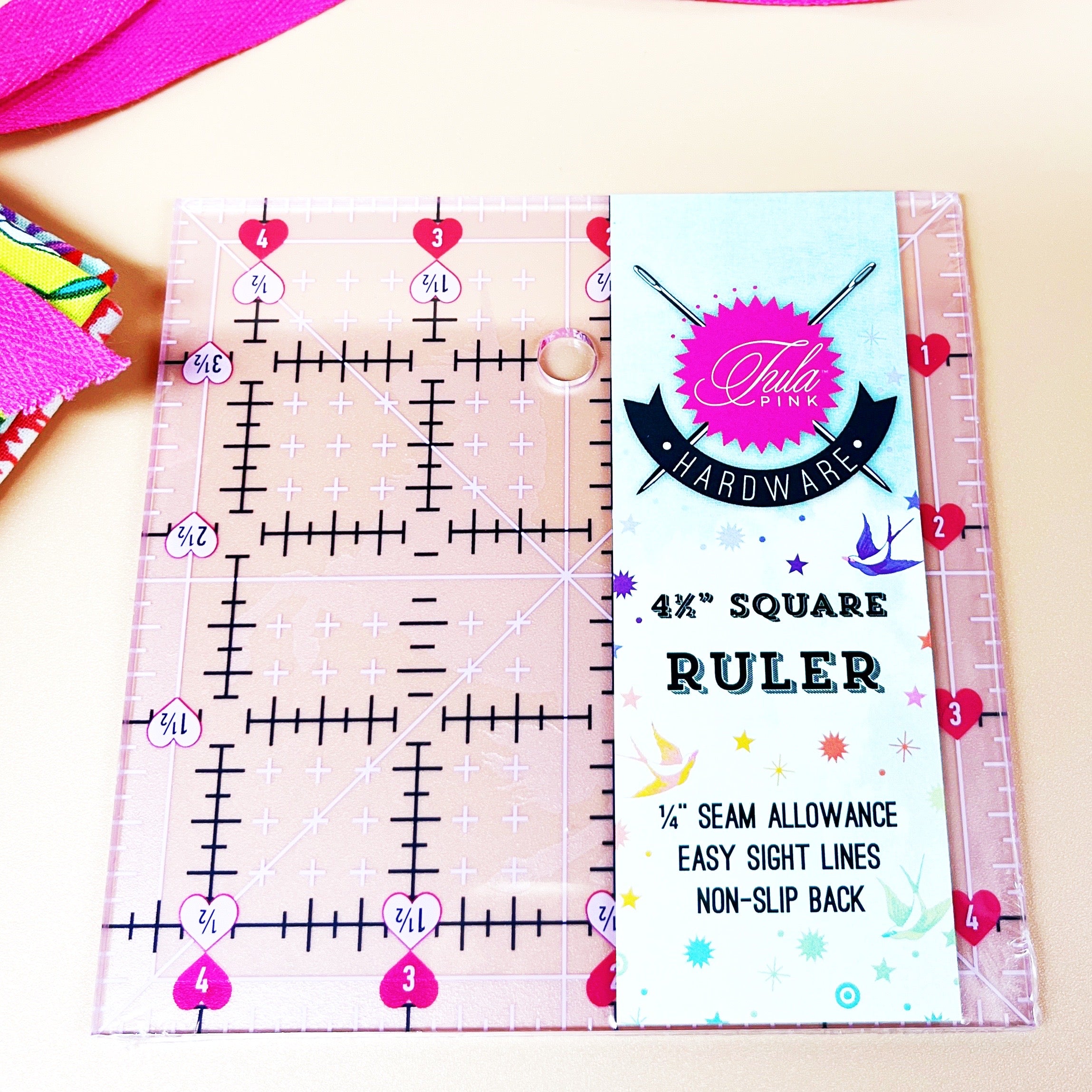 Tula Pink 4.5" Square Unicorn Ruler