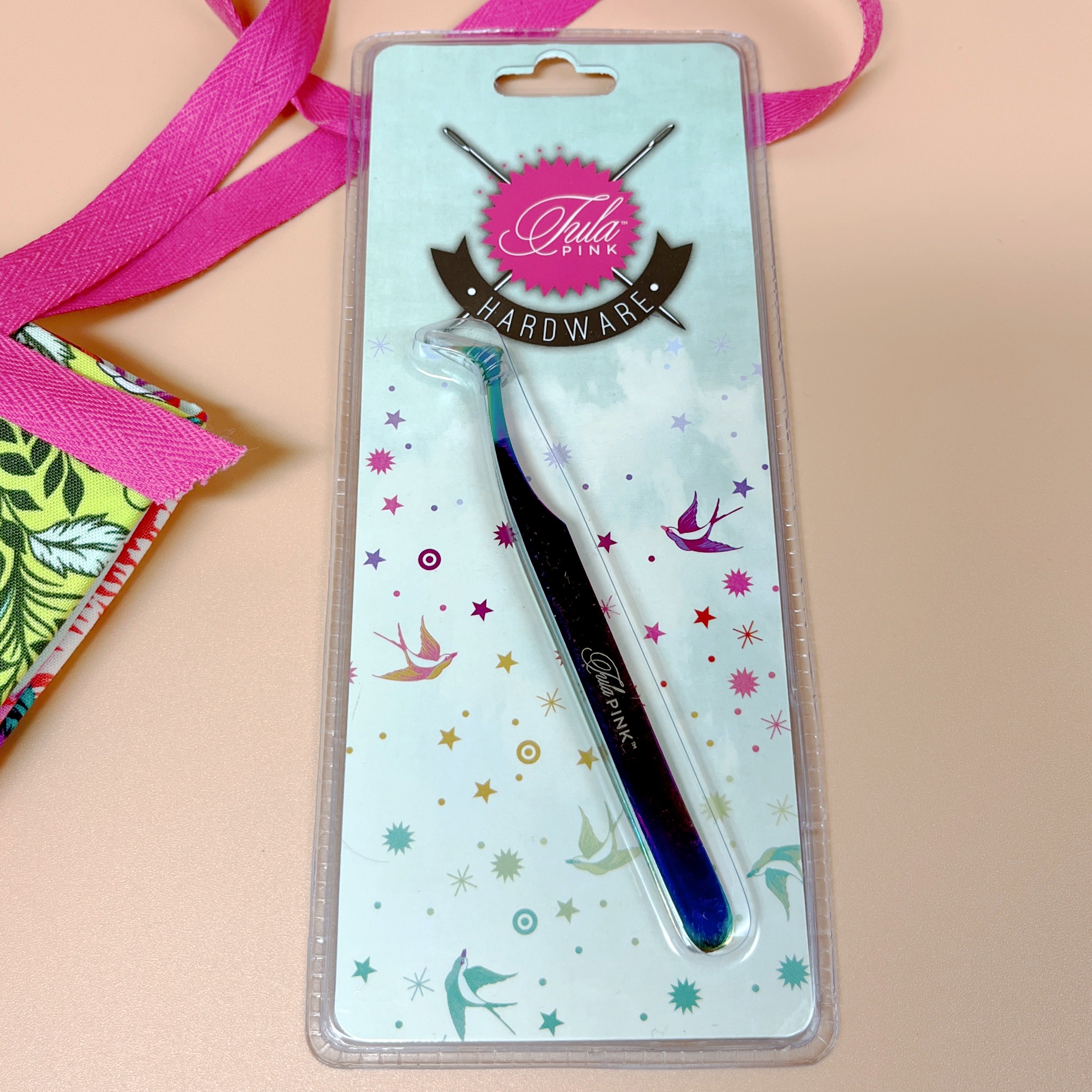Tula Pink Swiss Style Angle Tweezer