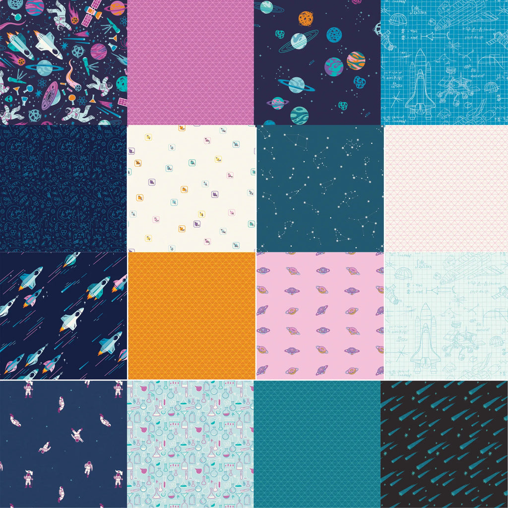 Fat Quarter Bundle Rocket Science Collection Art Gallery Fabrics