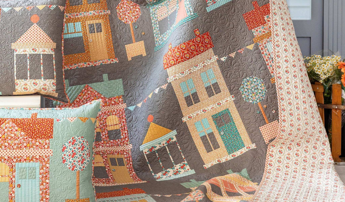 Village Life by Tilda quilting fabric collection.
