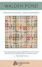Walden Pond Quilt Pattern by Brooke Shankland
