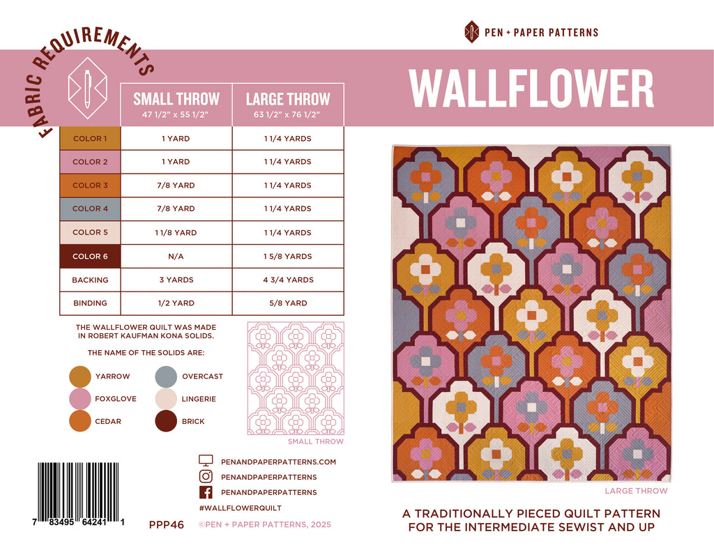Wallflower by Pen + Paper Patterns