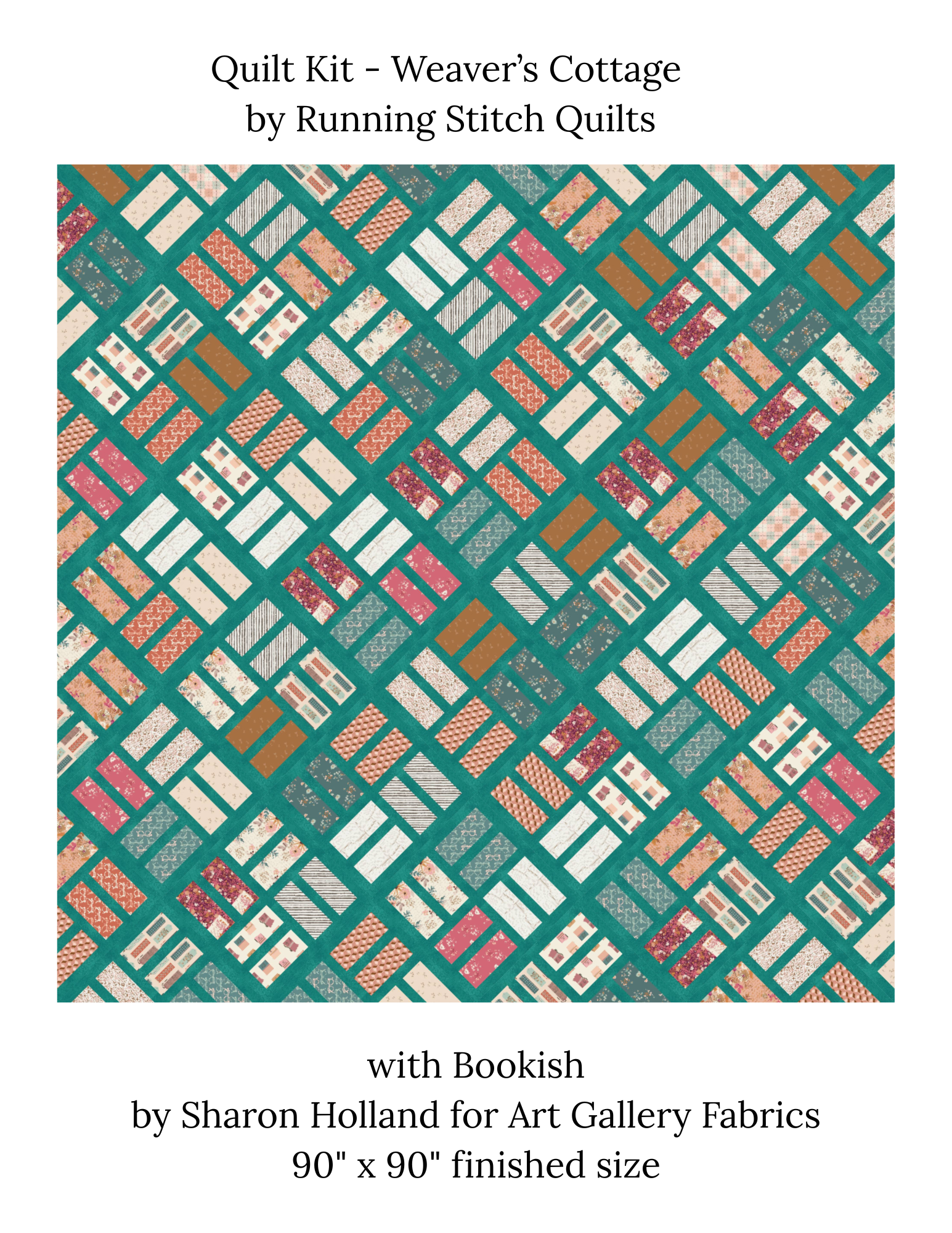 Bookish Cottage Curated Quilt Kit