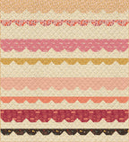 Sweet Scallops Quilt Kit featuring Summer Homestead