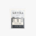 Pack of labels with 'circa 2026' text on a white background KATM Labels