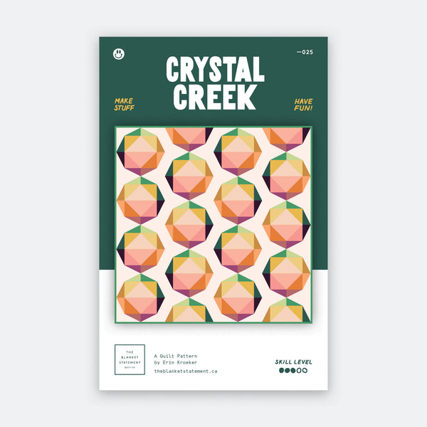 Crystal Creek Quilt Pattern by The Blanket Statement Co