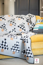 Quilty Trees Quilt Pattern by Quilty Love | Modern Tree Quilt Pattern