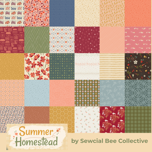 Summer Homestead 10"  Fabric Wonders - Sewcial Bee Collected for Art Gallery Fabrics