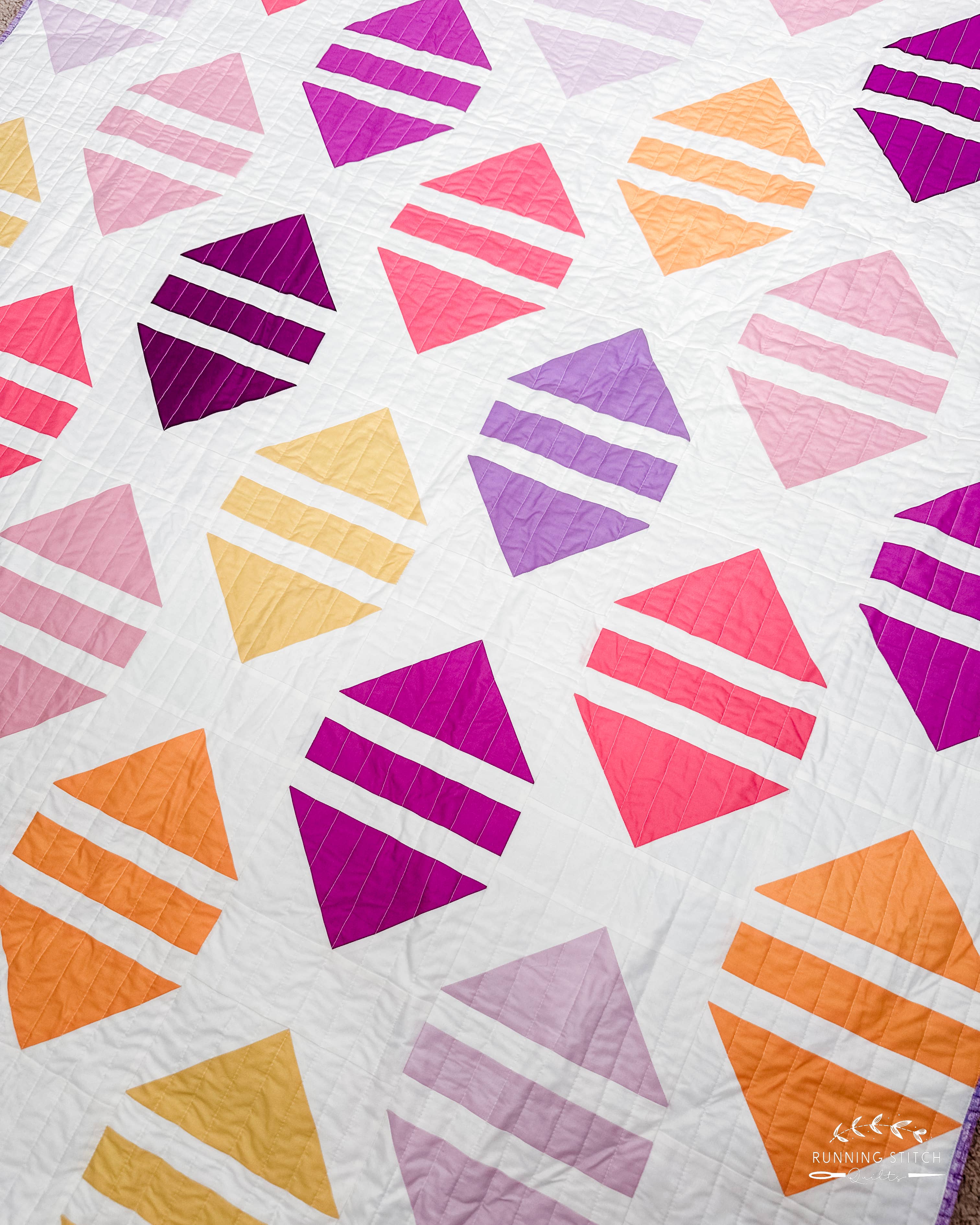 Mop Tops Quilt Pattern - Running Stitch Quilts