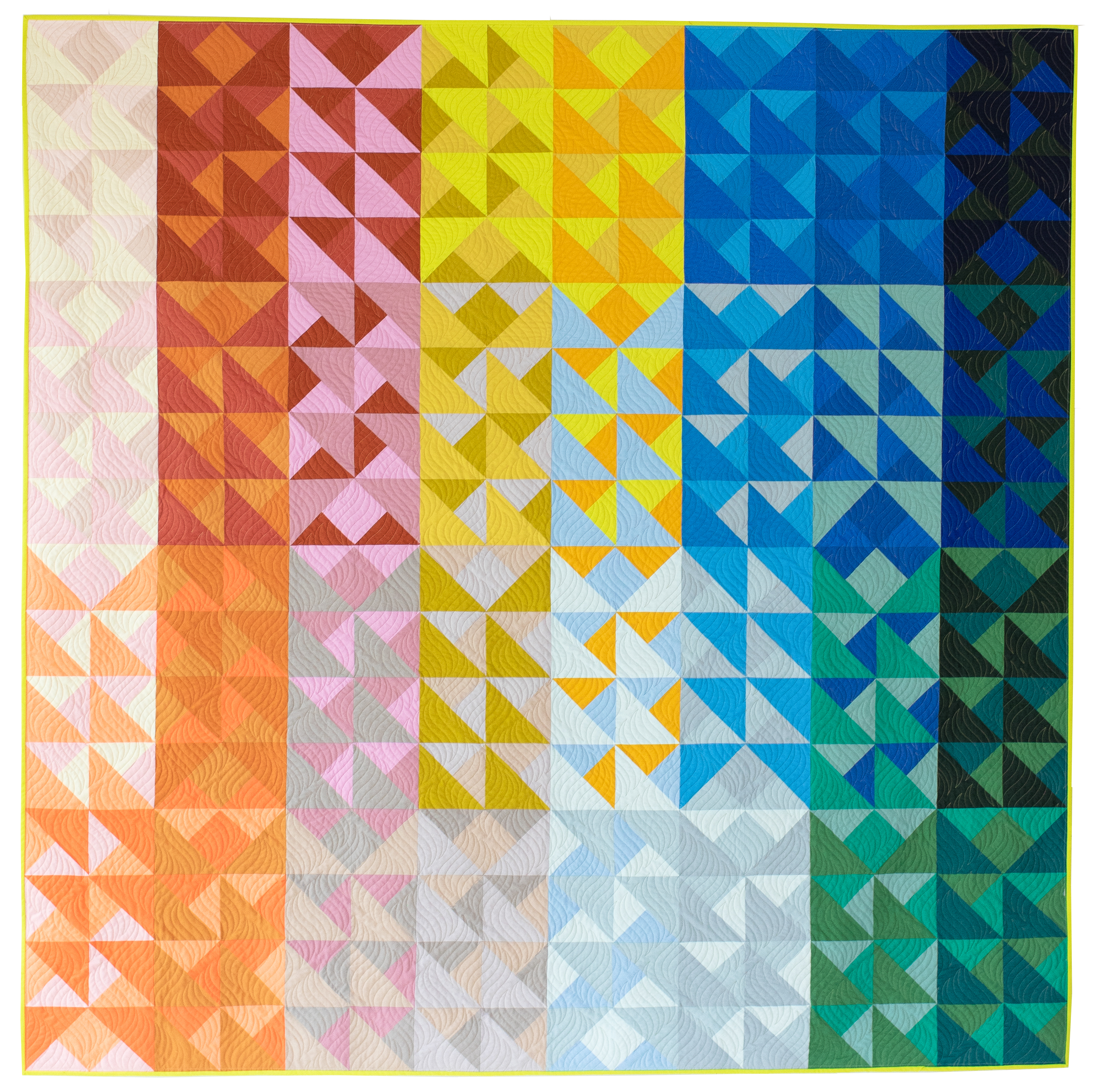 Color Chaos Quilt Pattern - Printed